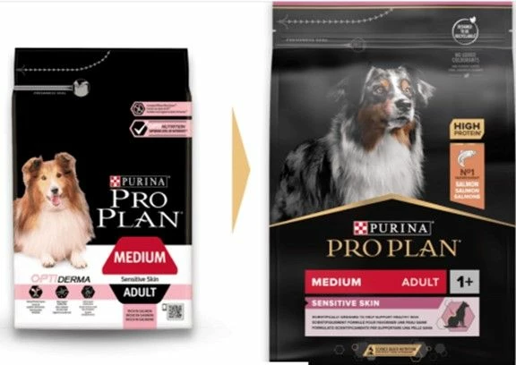 Purina Pro Plan Adult Medium Skin OptiDerma 3Kg 1 Purina Pro Plan Adult Medium Skin OptiDerma 3Kg