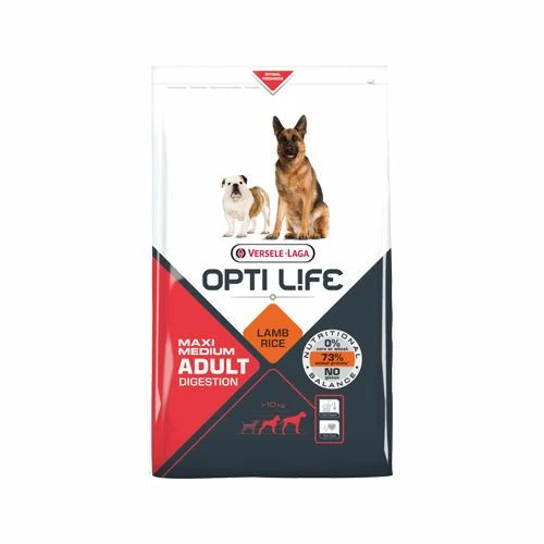 Opti Life Adult Digestion Medium & Maxi 12,5kg 1 Opti Life Adult Digestion Medium & Maxi 12,5kg